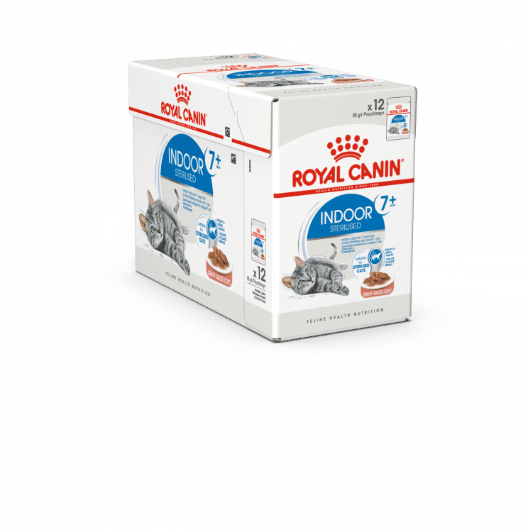 Royal Canin Feline Health Nutrition Indoor 7+ - 12 Wet Food Pouches