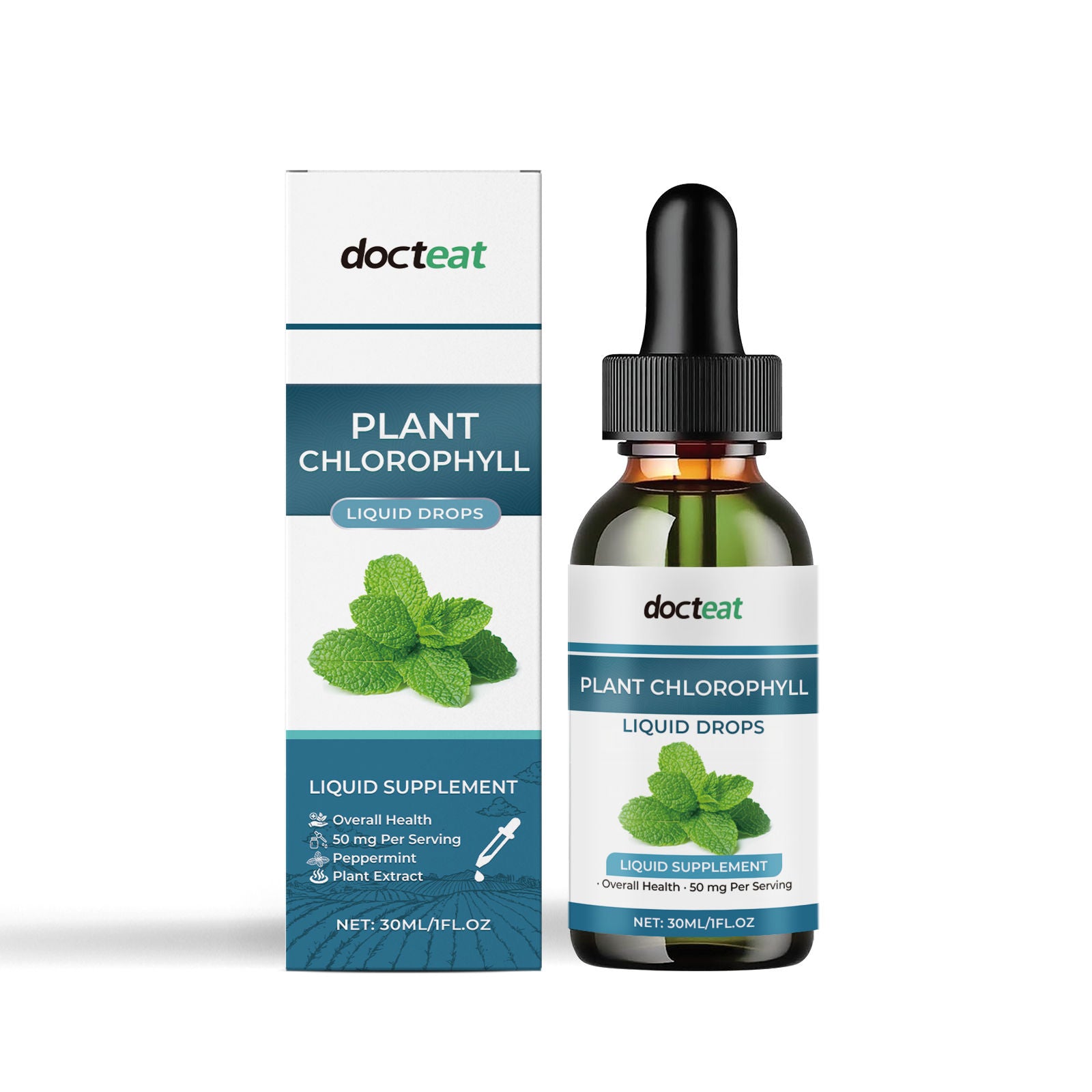 Boost Your Body Care with Chlorophyll Mint Drops, Natural Digestive & Immune Support ,30ml