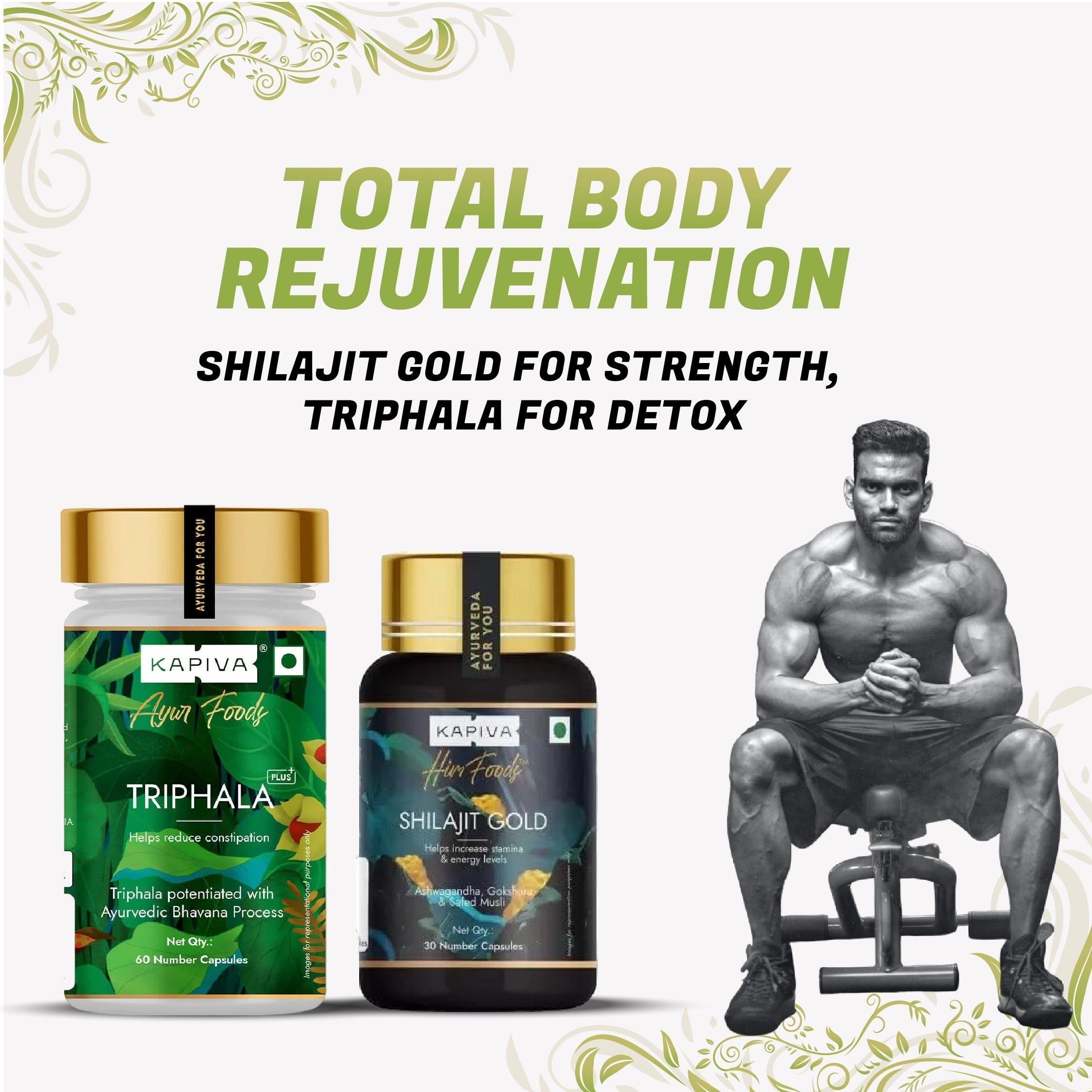 كابيبا شلاجيت جولد 30 + تريفالا (مجموعة)