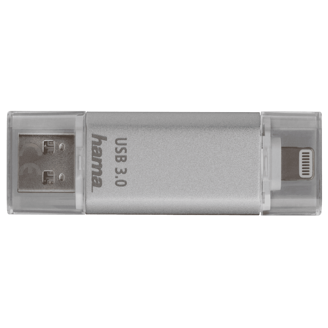 HAMA 124142 Save2Data FlashPen, 64GB, Lightning, USB 3.0, silver, Prime Line