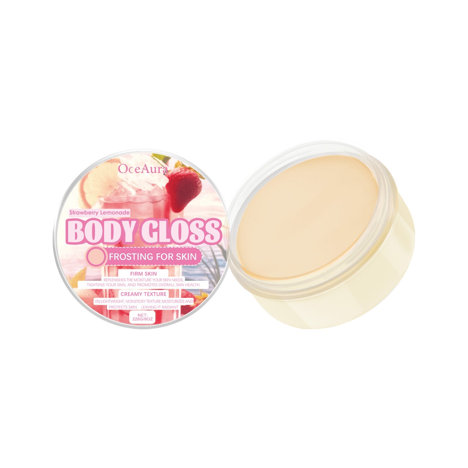Body Gloss Frosting, Moisturize Skin, Repair Dry, Smooth, Shiny, Beauty ,226g