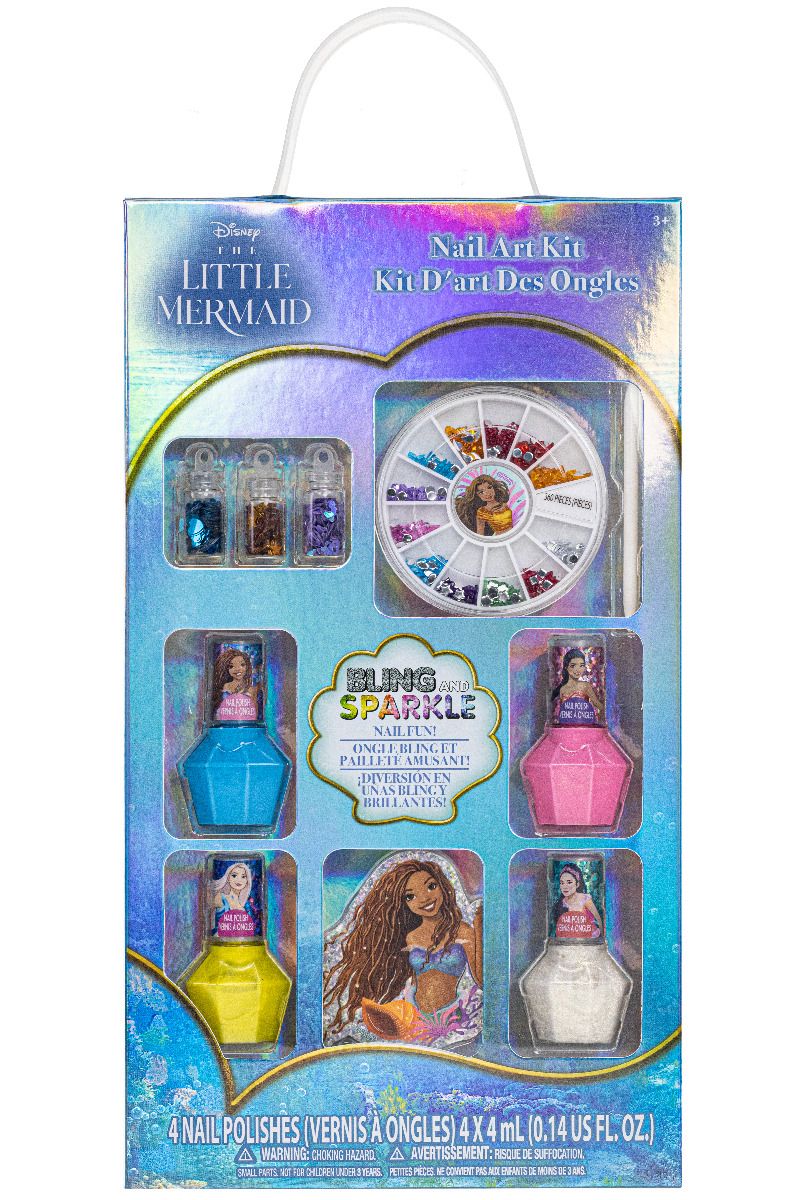 Disney The Little Mermaid Nail Polishes with Gems