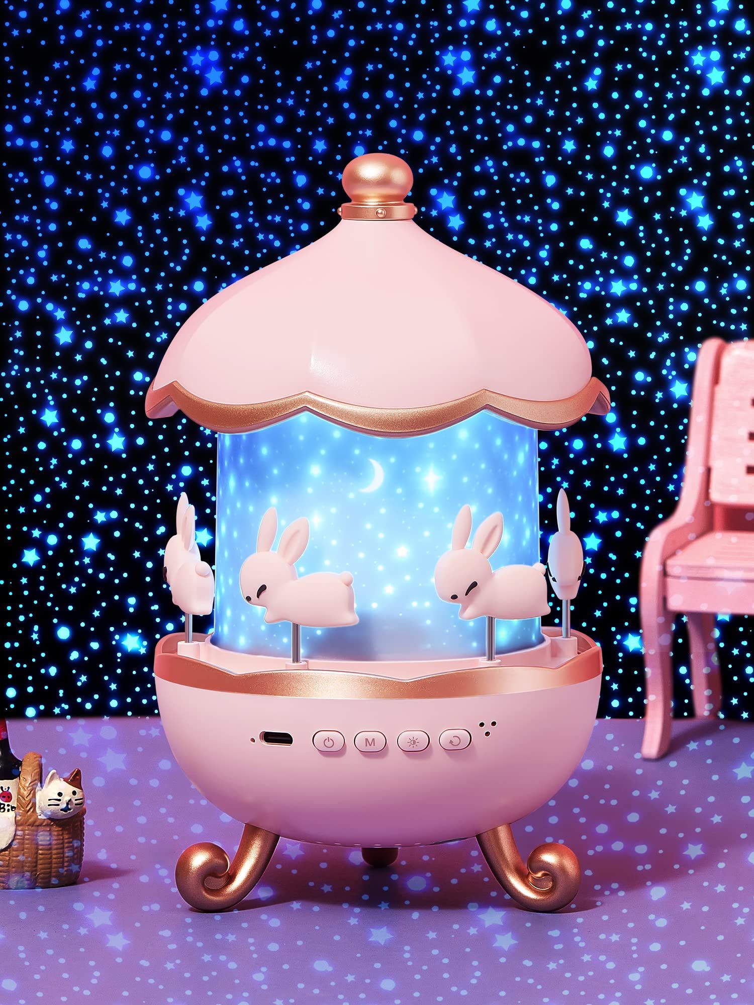 Night Light Projector For Kids Multifunctional Universe Night Light Audio