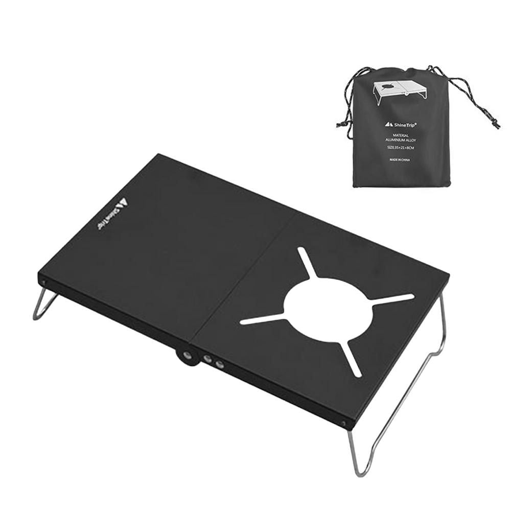 Folding Camping Table Portable Gas Stove Stand Outdoor Mini Picnic Desk For Fishing Hiking