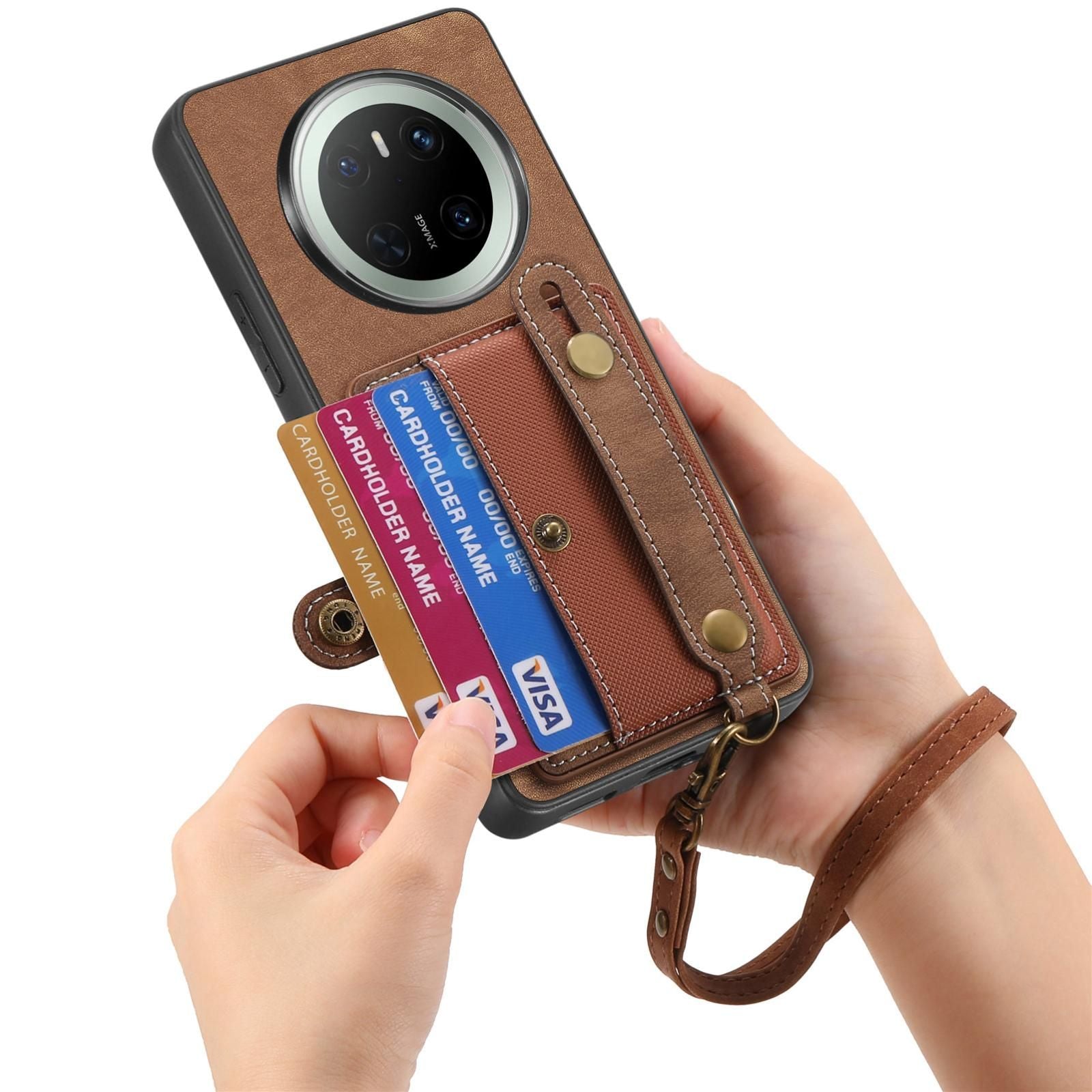 Retro Card Wallet Case For Huawei Mate 70