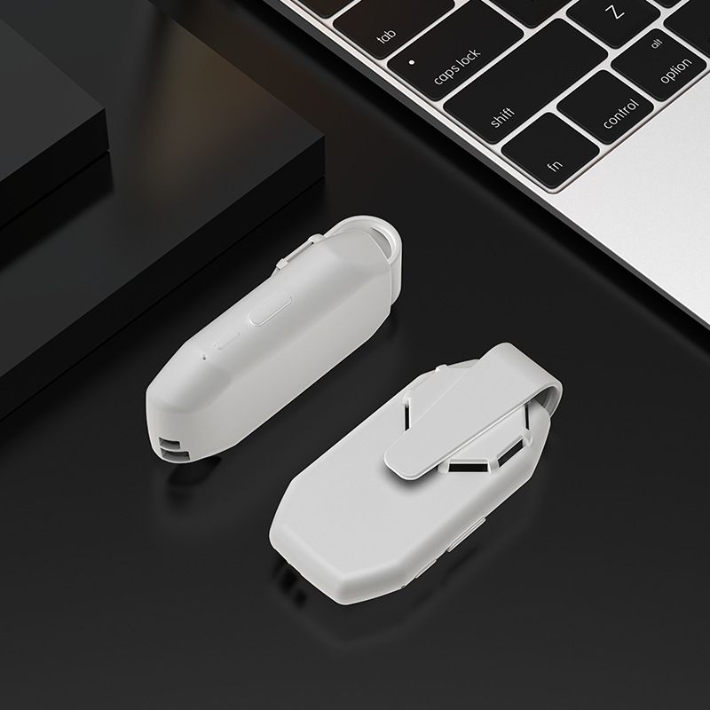 Mini Rechargeable Clip On Cooler Fan Wearable Air Conditioning Mask Fan