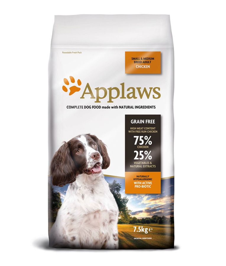Applaws Chicken Small & Medium Breed Adult Dry Dog Food 7.5kg