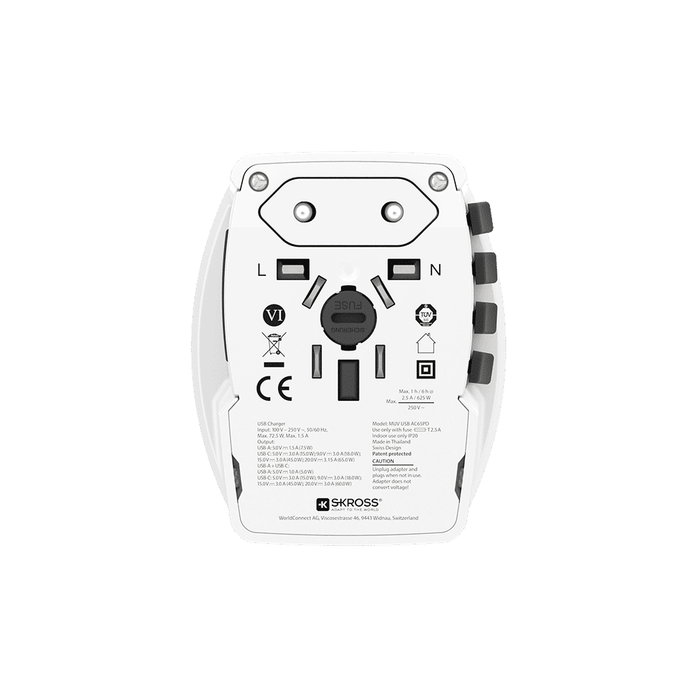 Skross 1302976 Muv Usb Ac65Pd