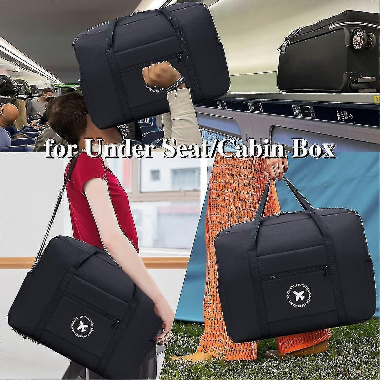 2X Travel Bag 45X36X20 Foldable Shoulder Bag Sports Bag Hand Travel Suitcase
