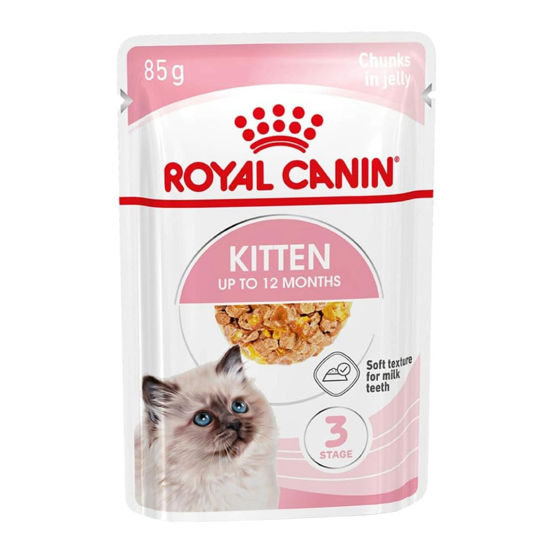 Royal Canin Kitten Instinctive in Jelly Wet Cat Food, For Kitten,  12x85gm