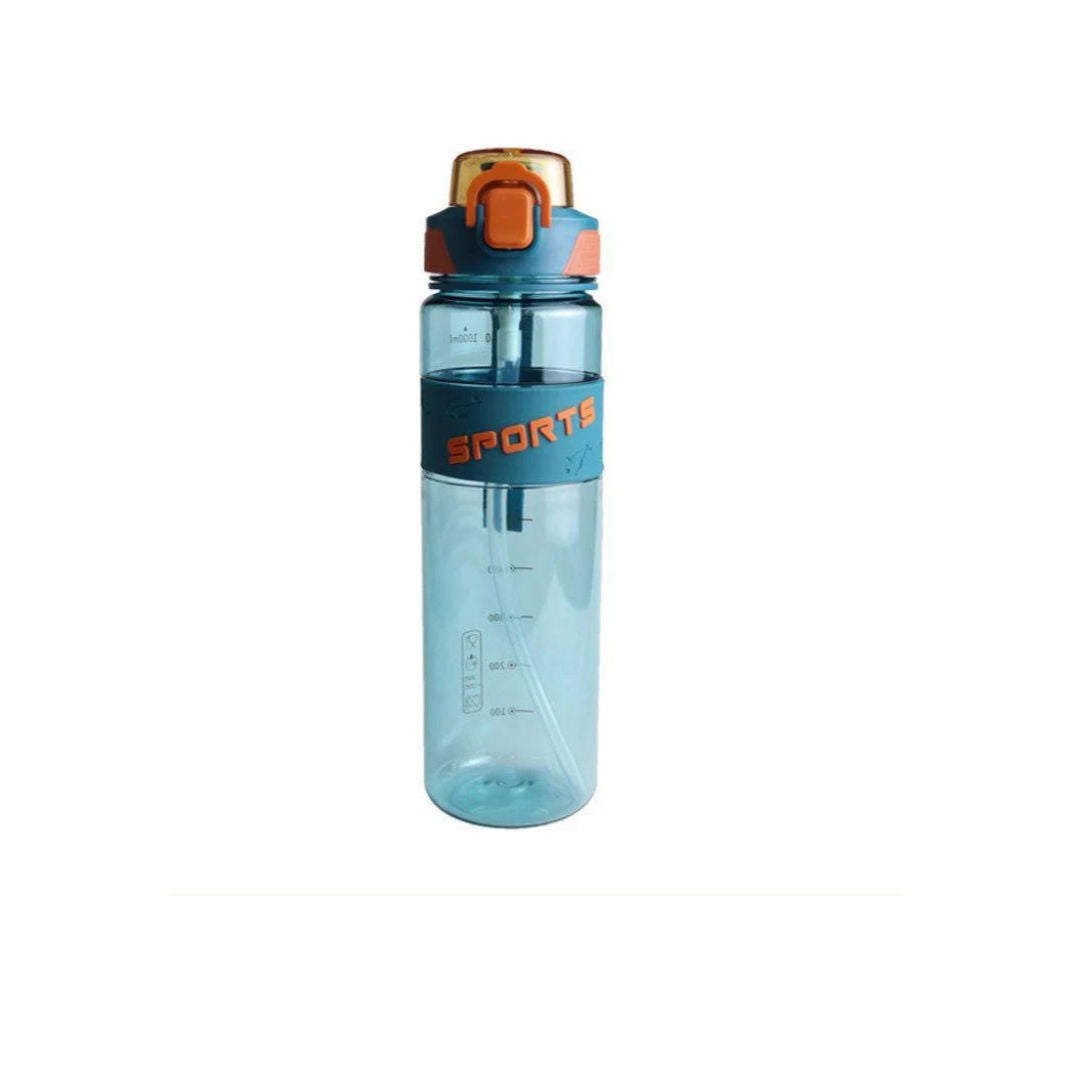 Twisoo Plastic Water Bottle, BPA-Free Leakproof Bottle With Flip-Top Lid, 1000ml, PSB-010