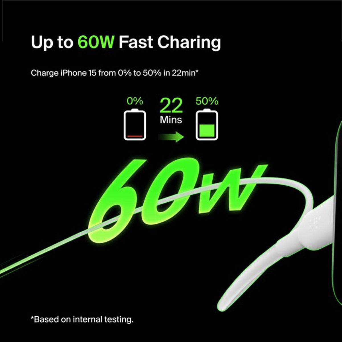 Belkin Boost Charge™ USB-C to USB-C Cable, 1M, White
