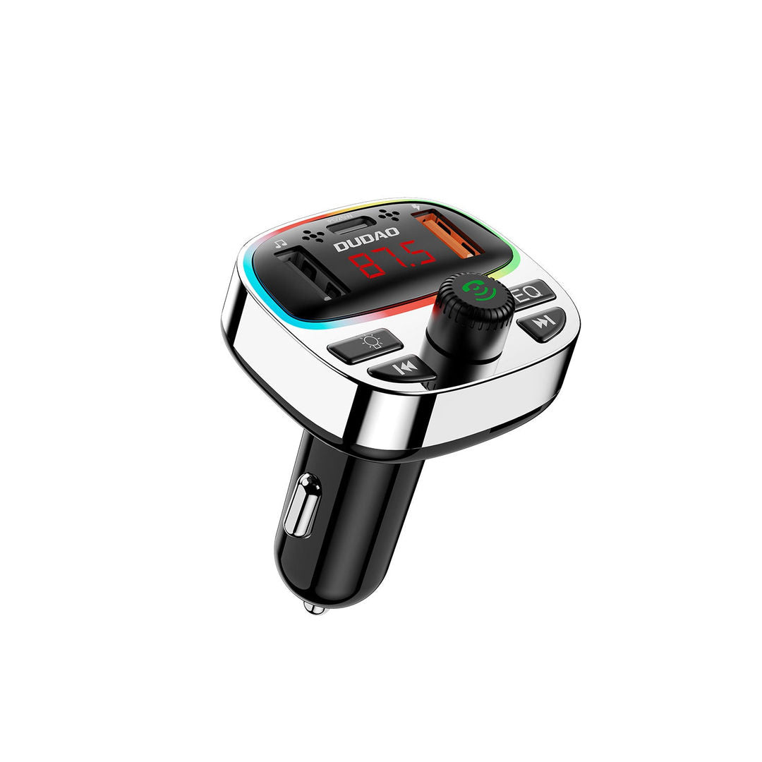 DUDAO R2PRO+-B Bluetooth MP3 Wireless FM Car Charger, PD25W