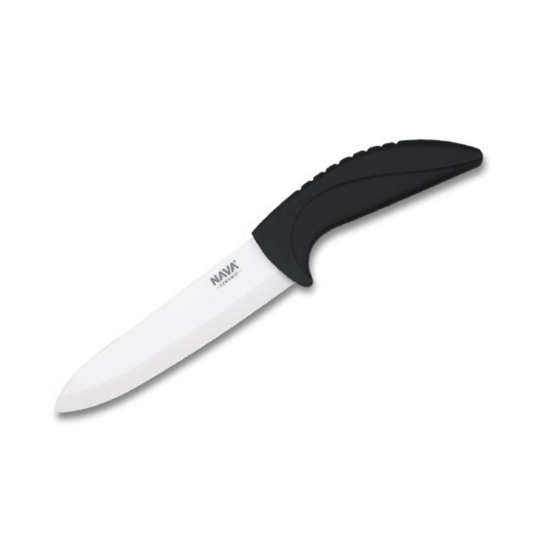 Nava Ceramic Knife Misty With Black Handle, 27cm
