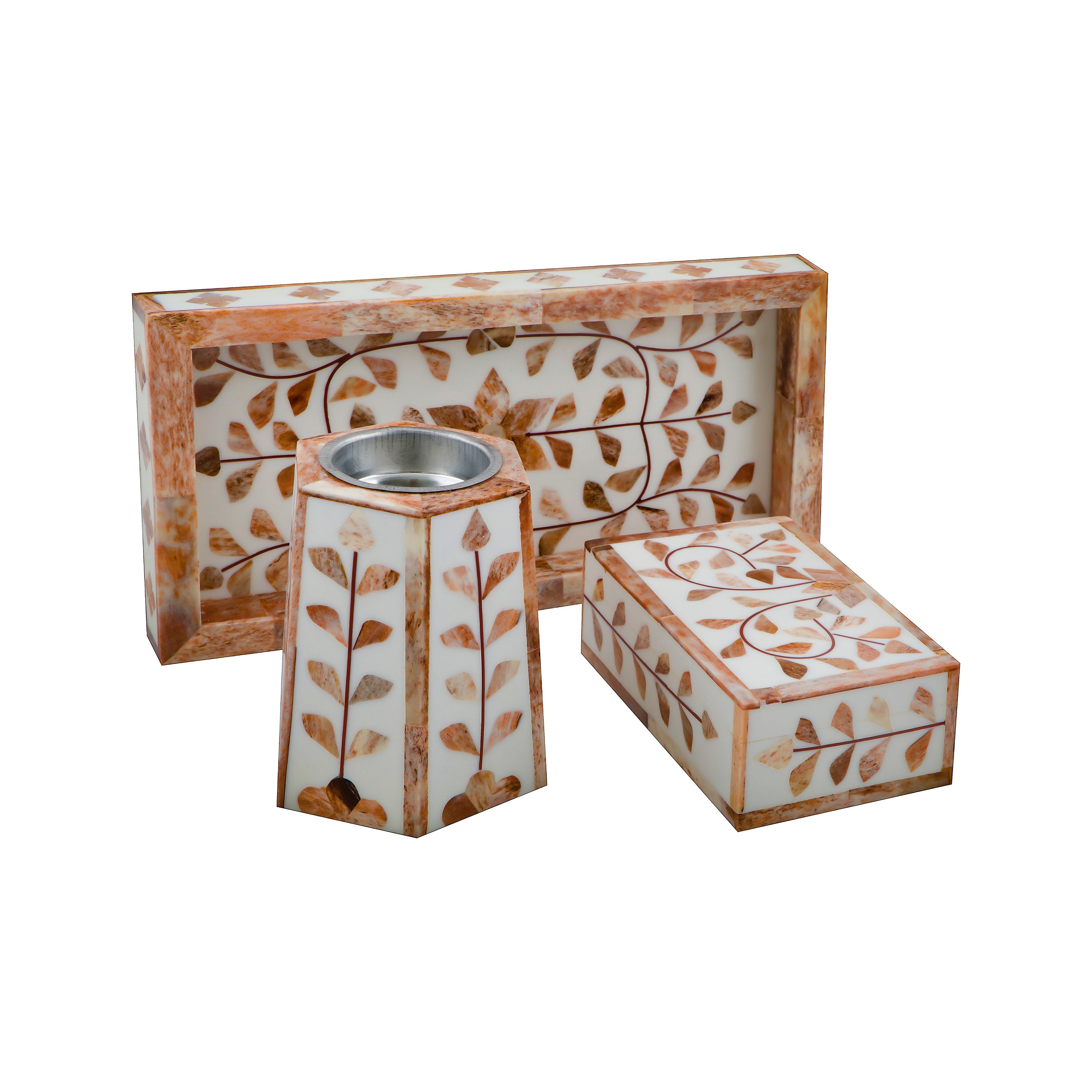 Raw Home-Mother Of Pearl Burner Set