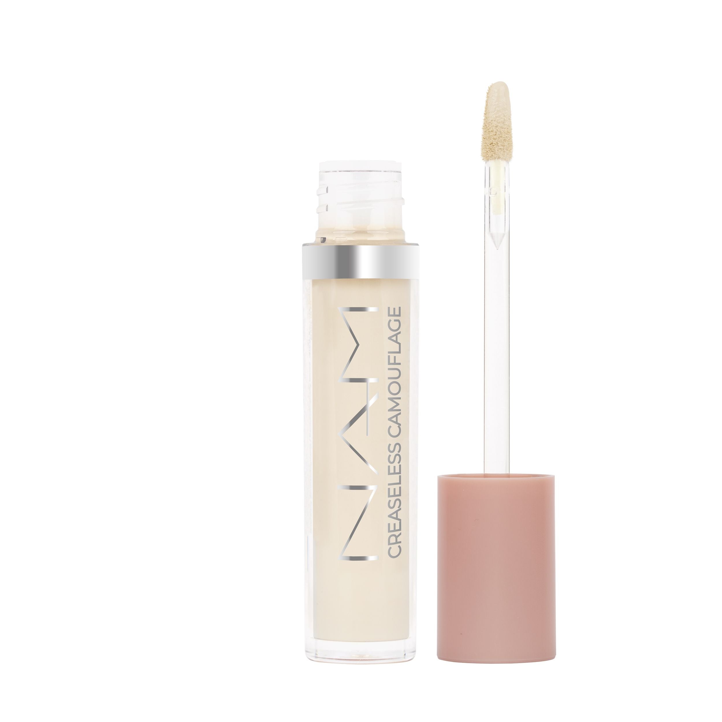 NAM Creaseless Camouflage Corrector, High-Coverage, Crease-Resistant Liquid Concealer