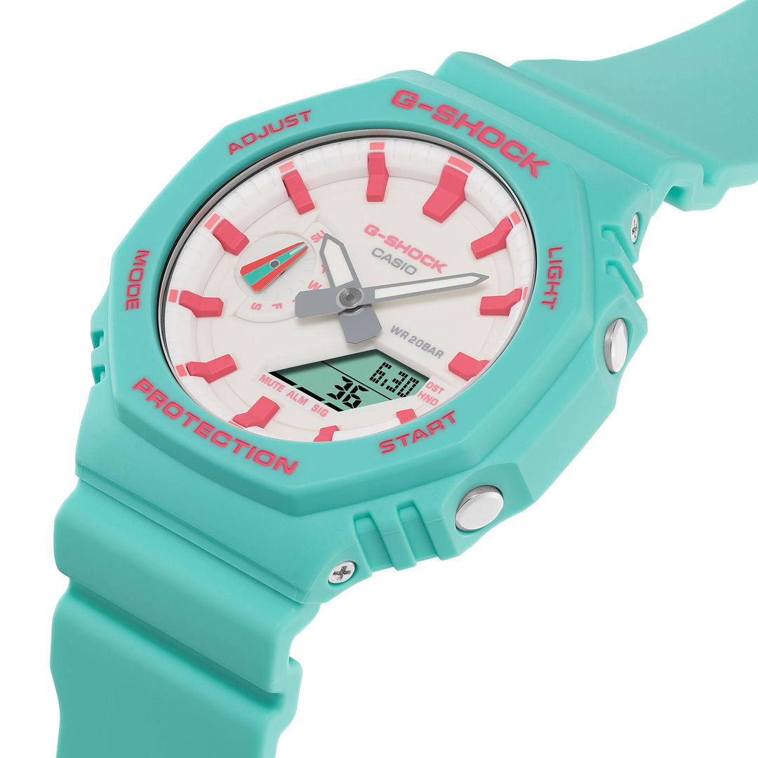 Casio GA-2100RB-3A G-SHOCK Analog-Digital Watch