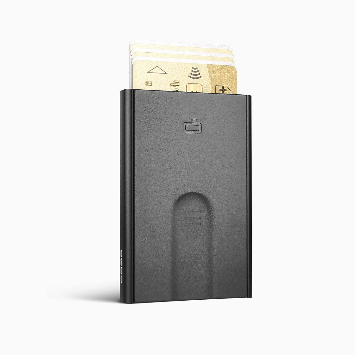 Ogon Automatic Slider Card Holder, Black