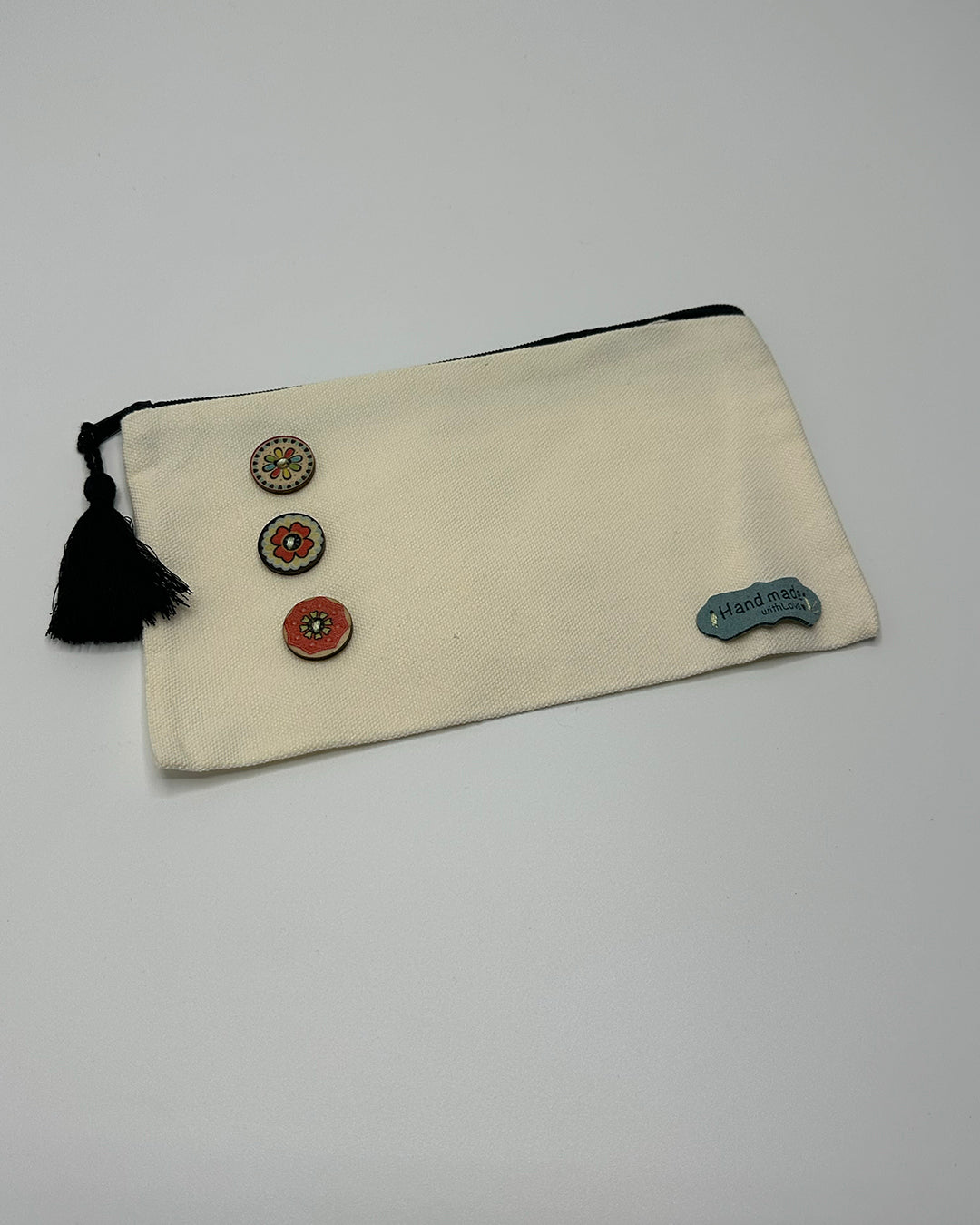 Hartouka Ivory Bloom Pouch