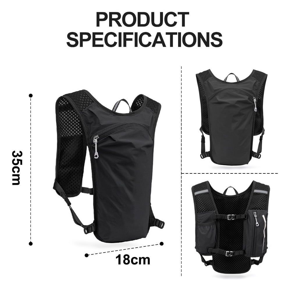 Running Hydration Vest Water Backpack Hydration Pack for Cycling Running Hunting