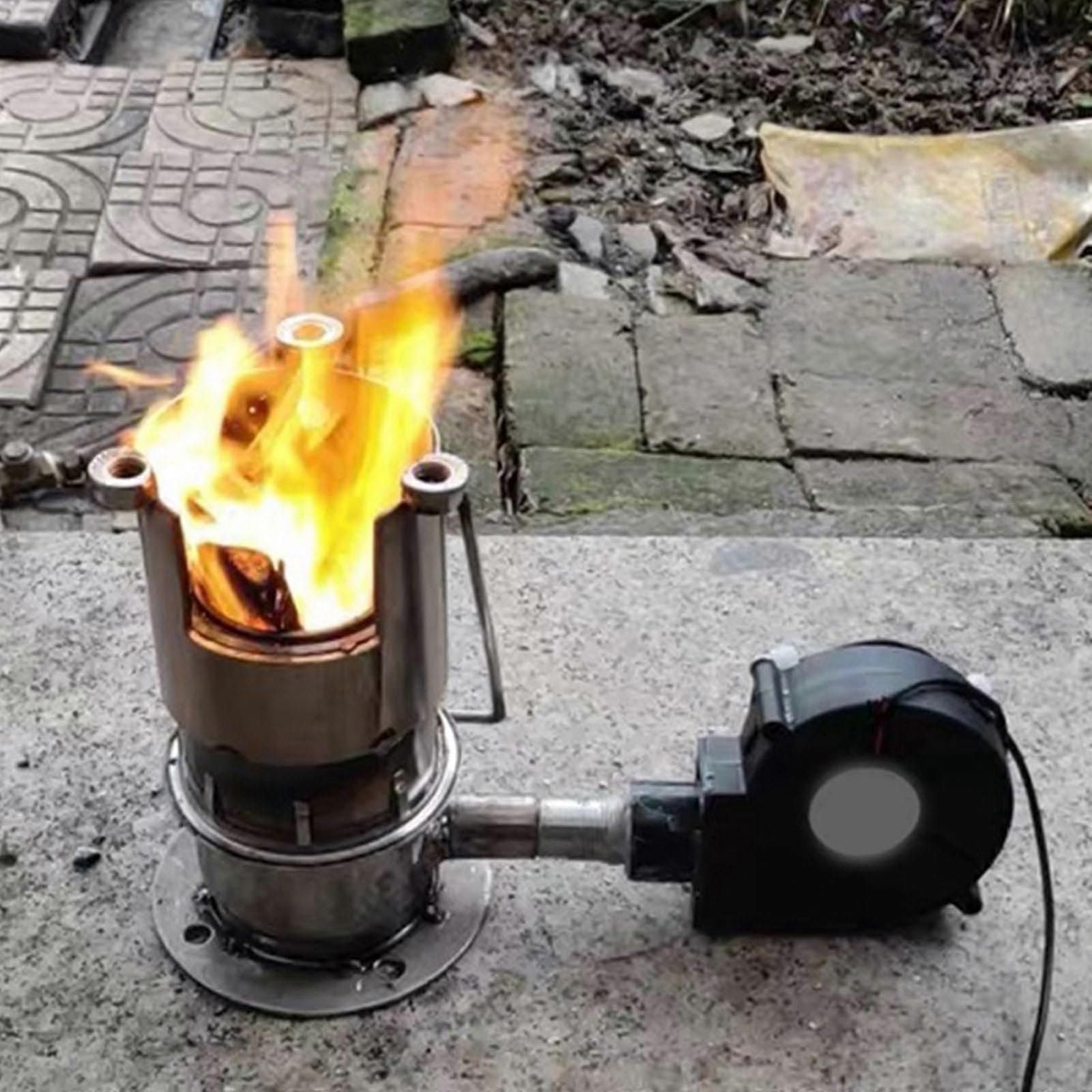 9733 Dc12V 4500Rpm Electric Bbq Blower Fan With Eu Plug
