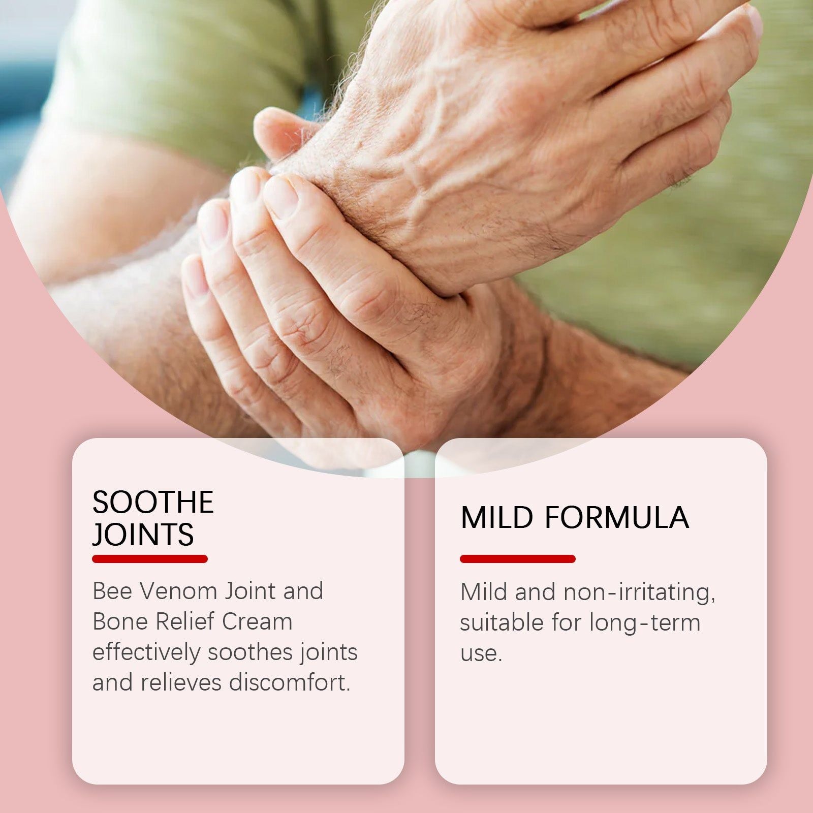 Body Joint Repair Cream, Pain Relief, Muscle Relaxation, Hyaluronic Acid, Bee Venom, Natural, Non-Irritating ,20g
