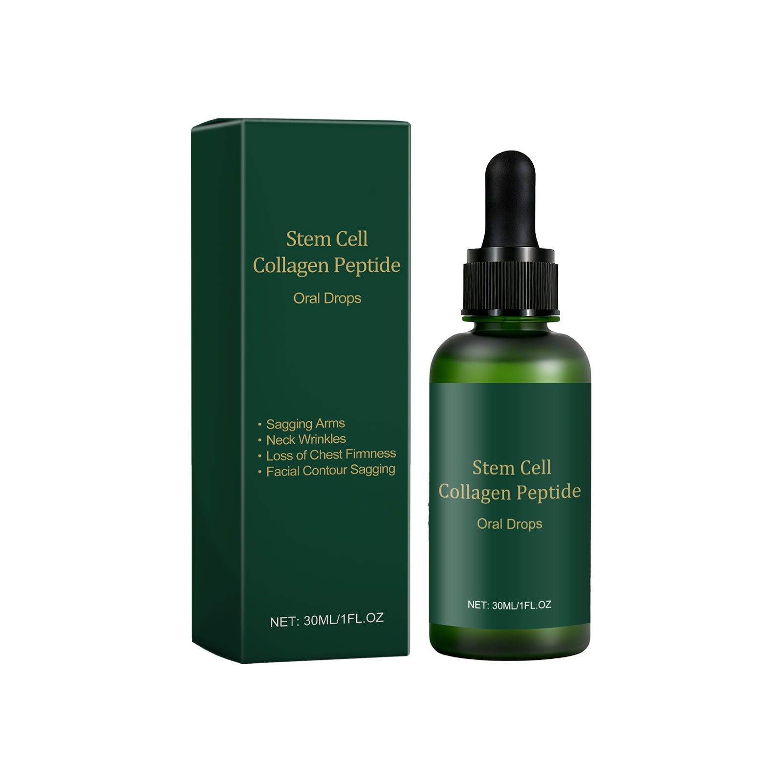 Collagen Peptide Oral Drops, Daily Body Care, Boost Energy, Improve Skin, Nutritional Supplement ,30ml