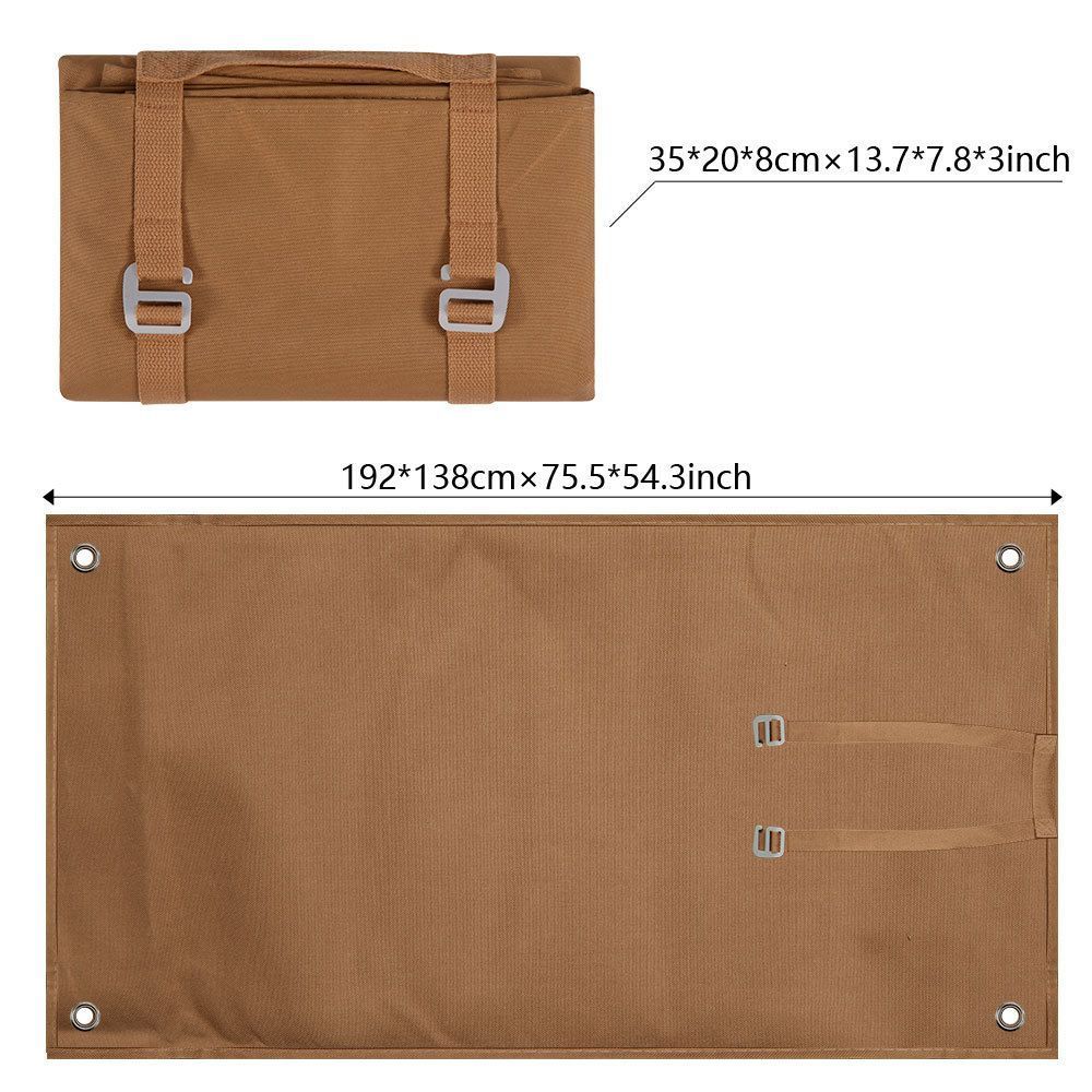 Thickened Waterproof Camping Picnic Mat Wear-Resistant Oxford Cloth Tent Mat