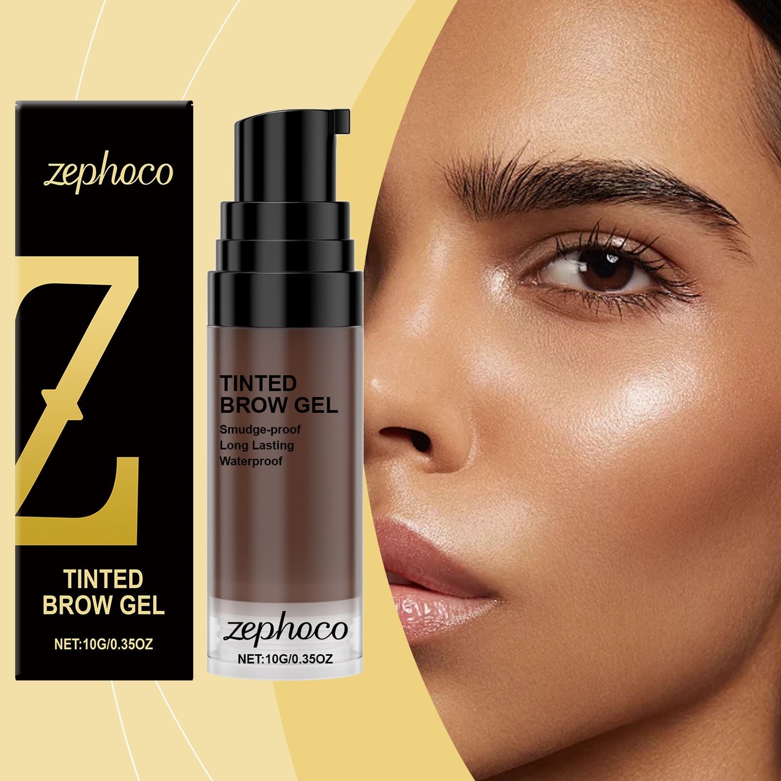 10g Eyebrow Tint Gel with Waterproof and Smudge Resistant