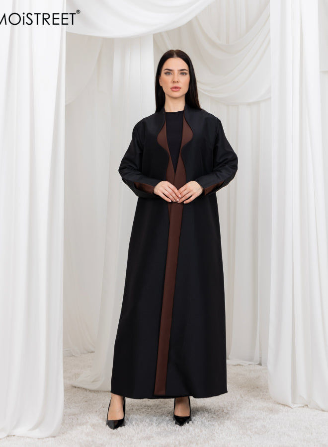 MOiSTREET Bridal Satin  Abaya