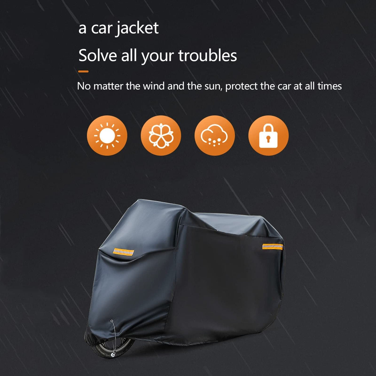 Motorcycle Cover Waterproof Oxford Dustproof Sunshade Oxford Motorbike Cover