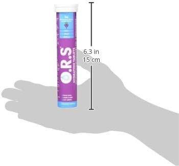 O.R.S Hydration Tablets with Electrolytes, Vegan, Gluten and Lactose Free Formula – Natural Blackcurrant Flavour, 96 Tablets (Pack of 4 x 24)