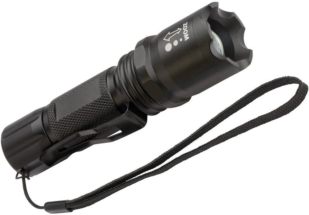 مصباح جيب LED Brennenstuhl 1178603160 TL 250F LuxPremium، معدني، أسود