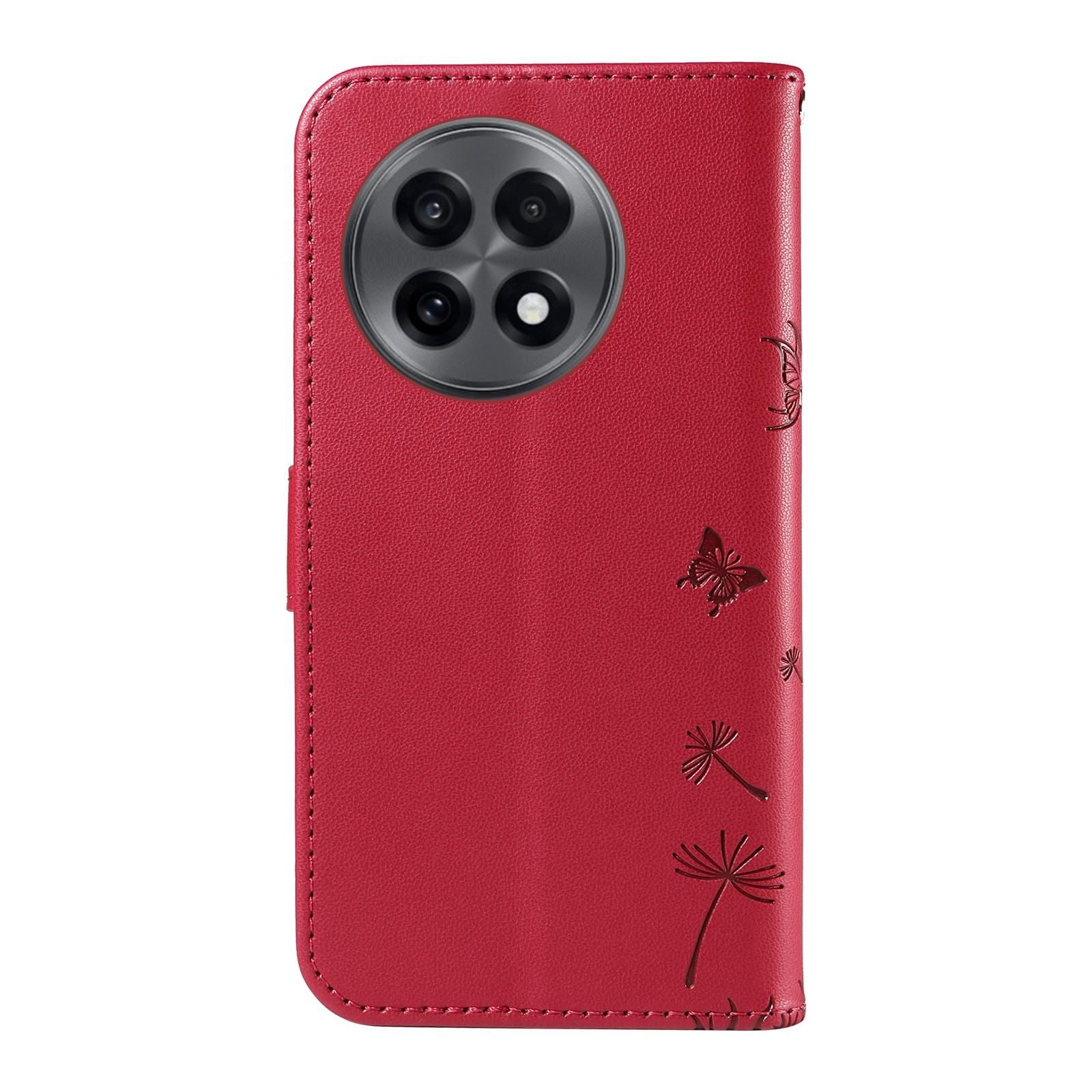 Dandelion Embossed Leather Case For OnePlus 13R 5G Global