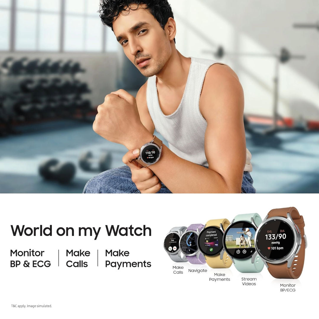 Samsung Galaxy Watch6 Classic 43mm Bluetooth Smart Watch,  1.3" Super AMOLED Display