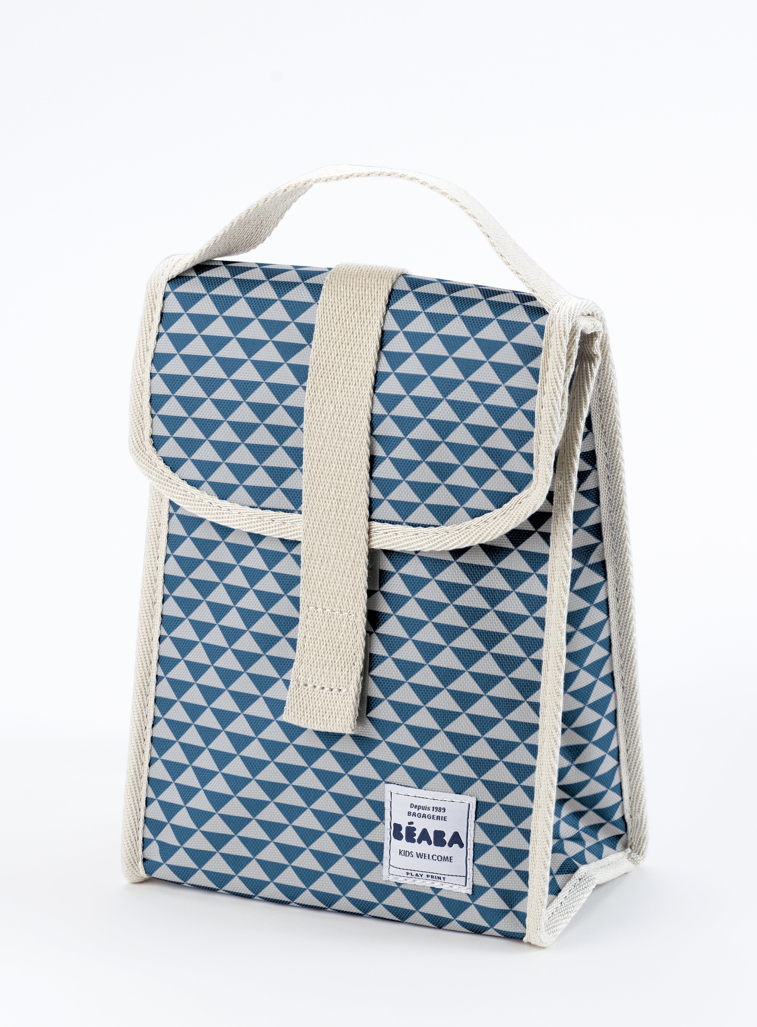 BÉABA Geneva II Changing Bag — Play Print Blue