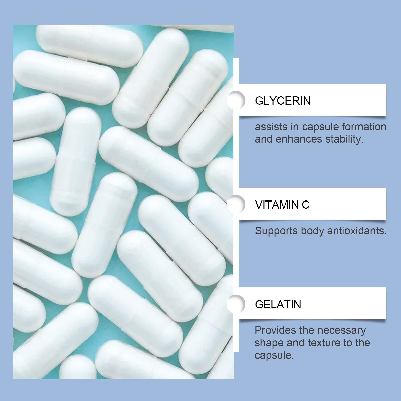 Boost Your Body Care, Energy & Vitality with Our Dietary Supplement Capsules ,60capsules