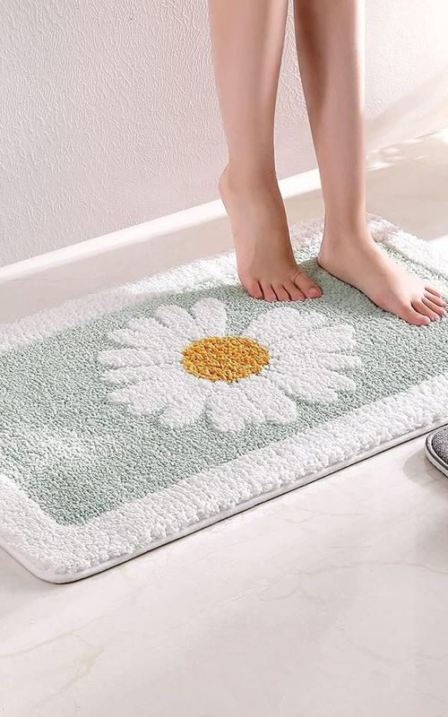 AIESY® Beautiful Luxury Ultra Soft Microfiber Shaggy Bath Mats