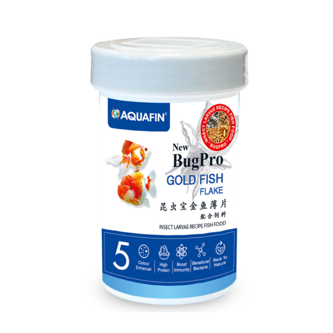 KW Zone Aquafin BugPro Gold Fish Flake, Fish Feed