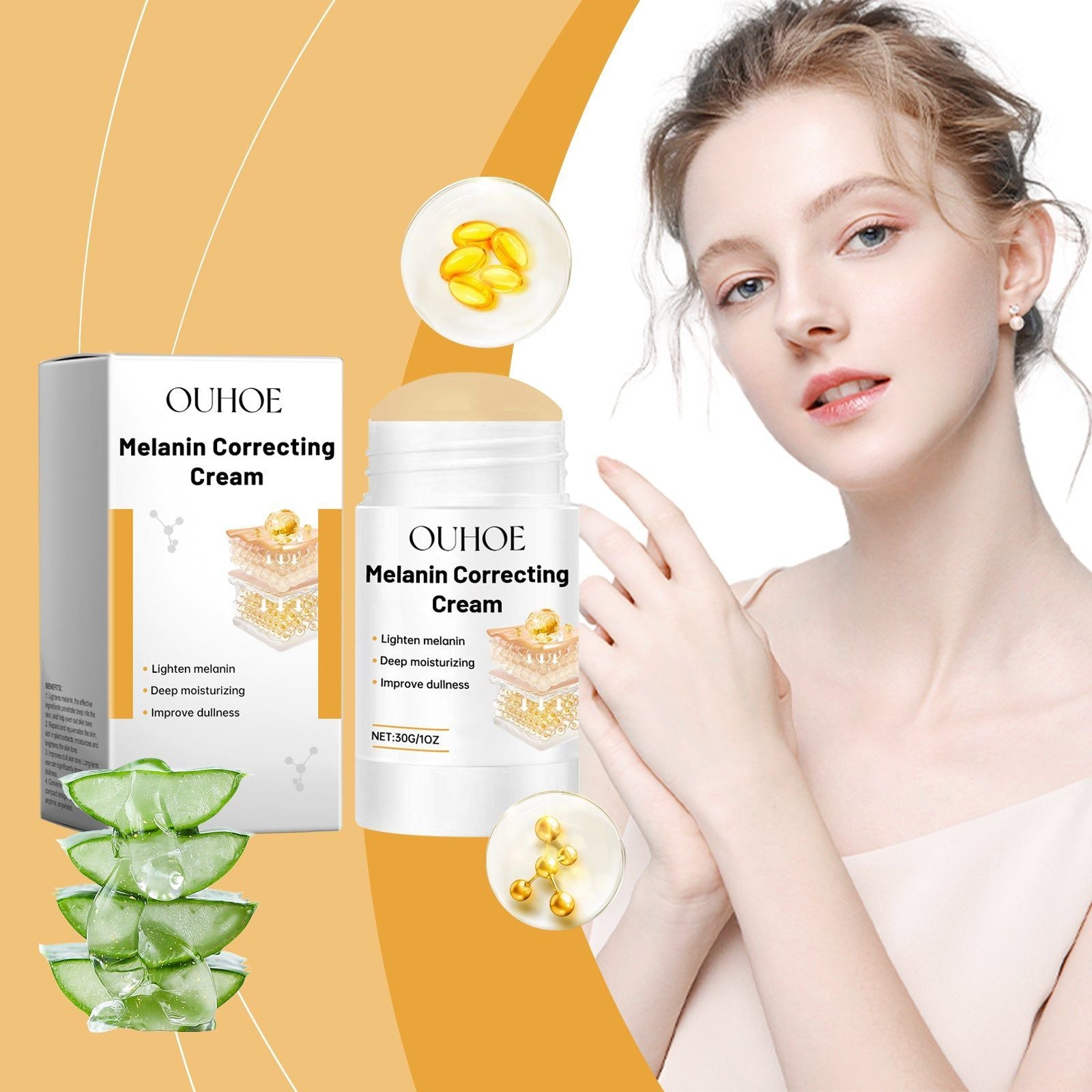 Revitalize Your Skin with Beauty Stick, Brightening, Hydrating, Anti-Aging ,30g