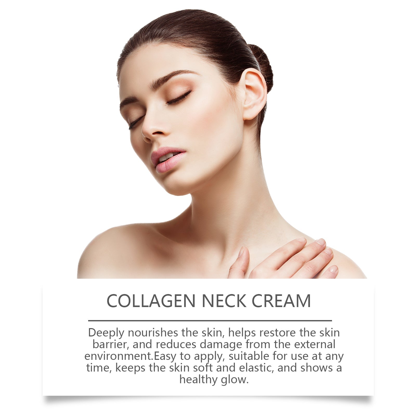 Collagen Neck Cream for Skin Care, Anti-Aging, Moisturizing, Firming, Wrinkle Reduction ,50g