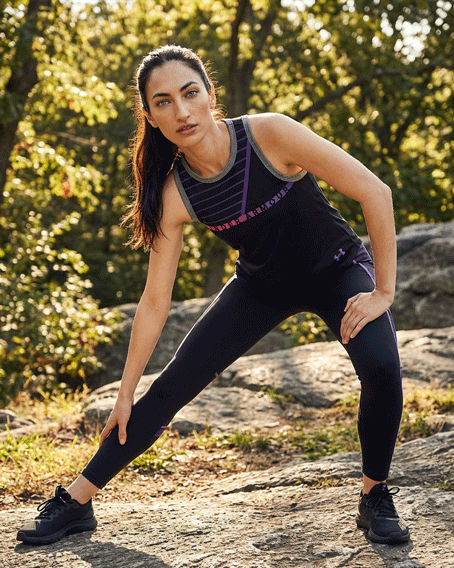 Under Armour Black, Grey & Pink Training Tank