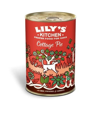 Lily's Kitchen Dog Cottage Pie Wet Dog Food  6x400G