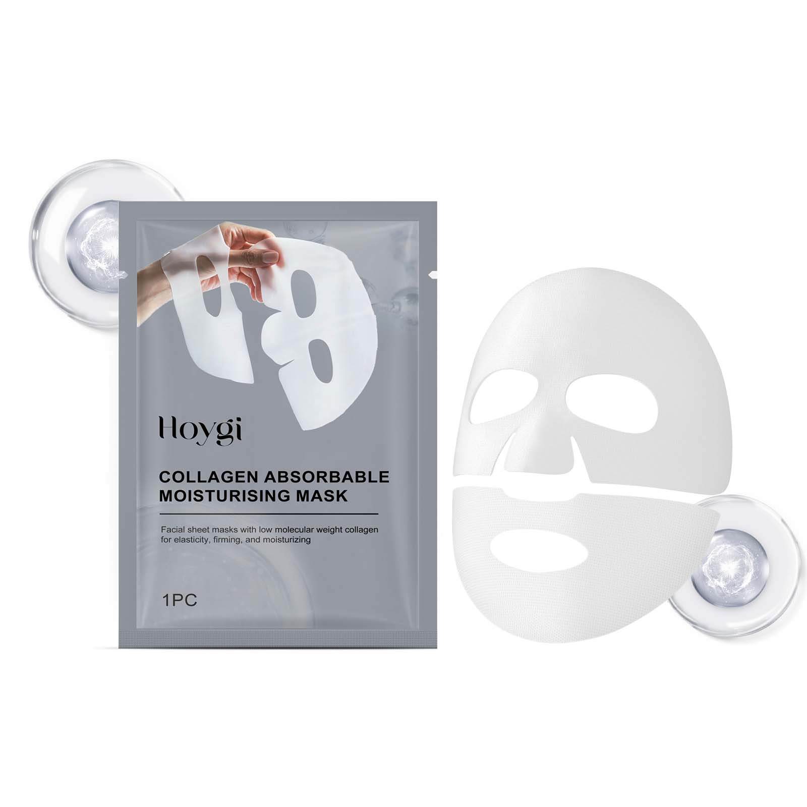 Deep Anti-Wrinkle Collagen Mask for Facial Care, Hydrating, Skin Rejuvenation, Pore Cleansing ,1pcs