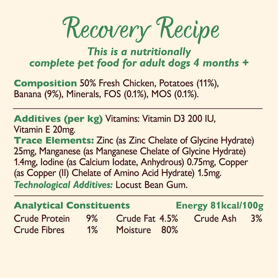 Lily's Kitchen Recovery Recipe Wet Dog Food 6x 400G