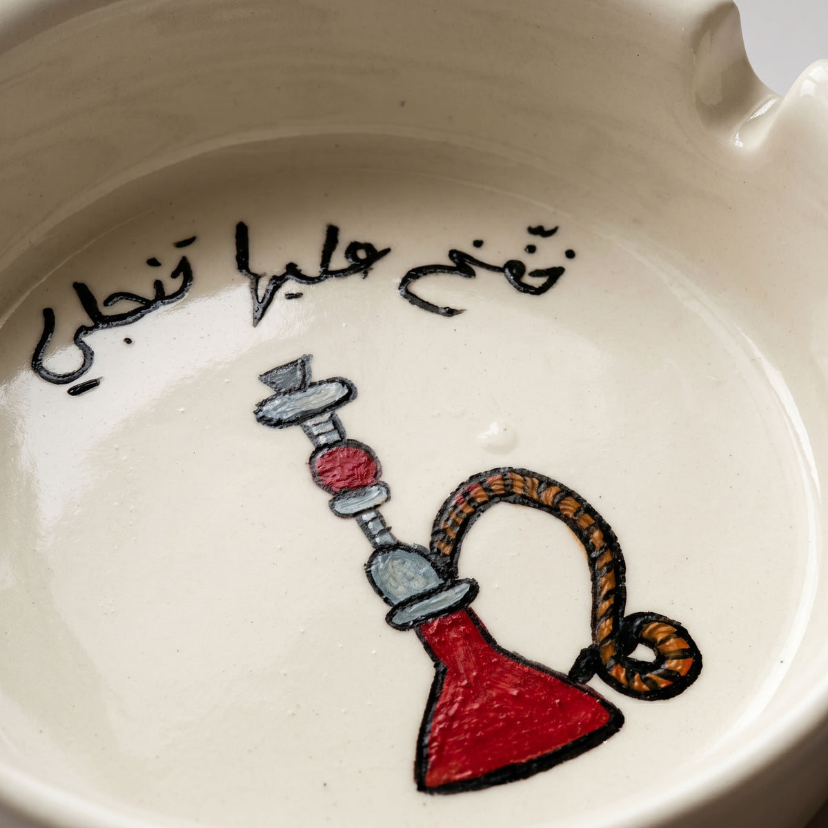 Handi Made Handpainted Ashtray (Delivered in up to 7 days)