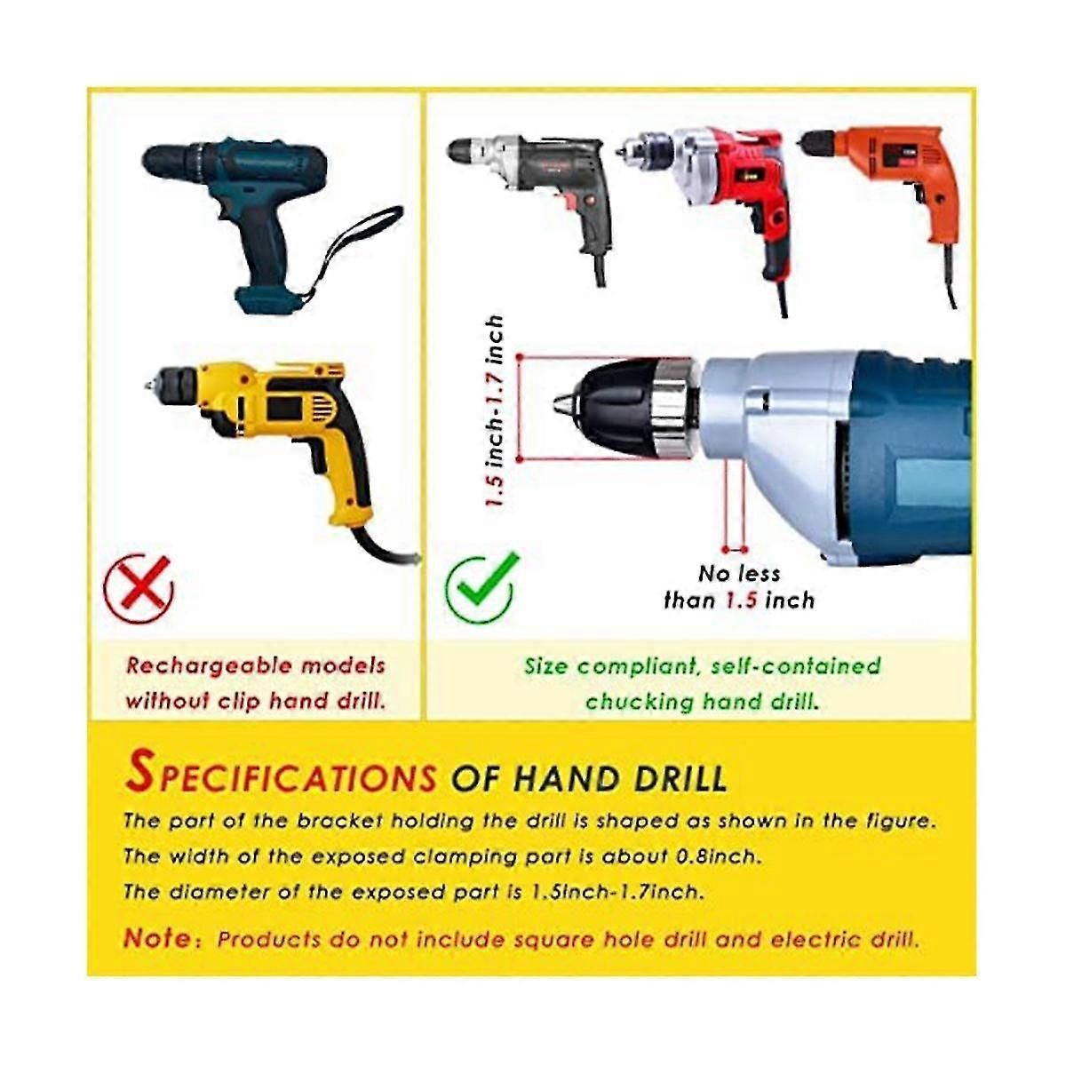 Square Hole Drill Bit Adapter For Installation And Disassembly -mortising Attachment For Drill Pres