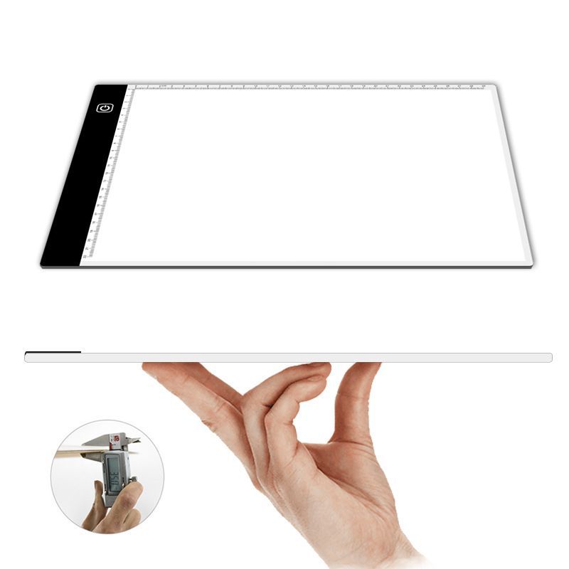 A4 LED Light Box Copy Board Dogital Drawing Pad Painting Copy Tablet With USB Cable