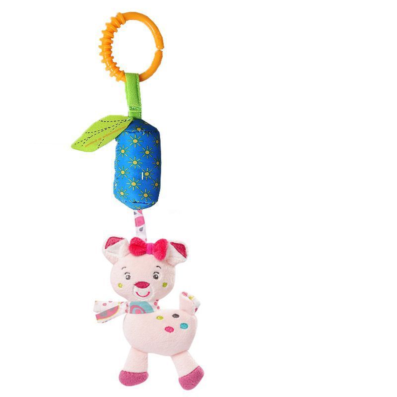 4 Pcs Baby Hanging Rattles Toys Newborn Crib Toys Car Seat Stroller Toys