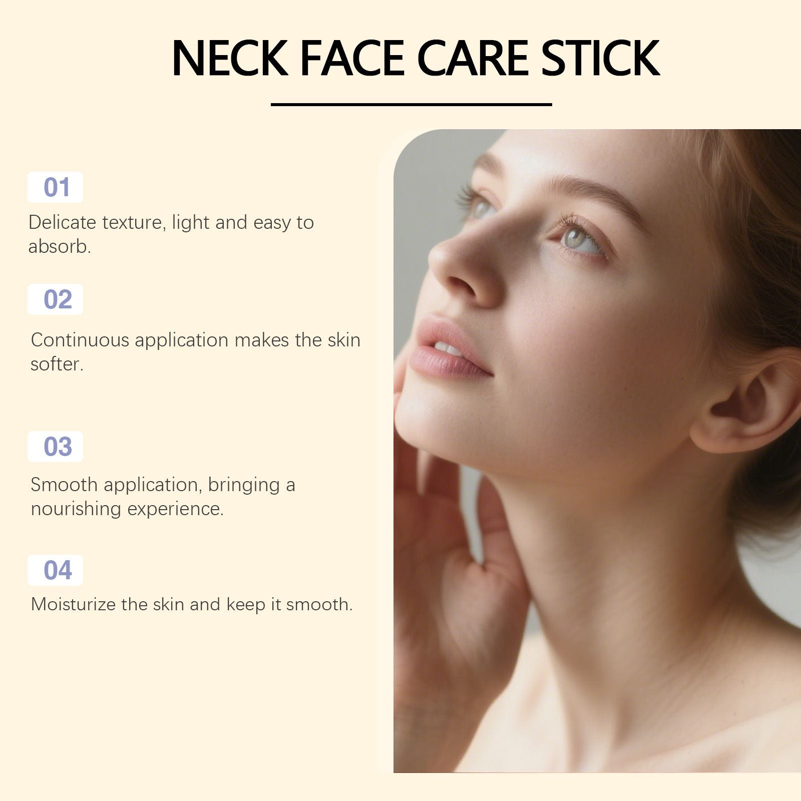 Neck Care Cream Stick Moisturizing Balm 30g